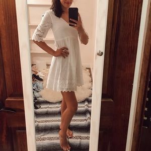Madewell white dress!